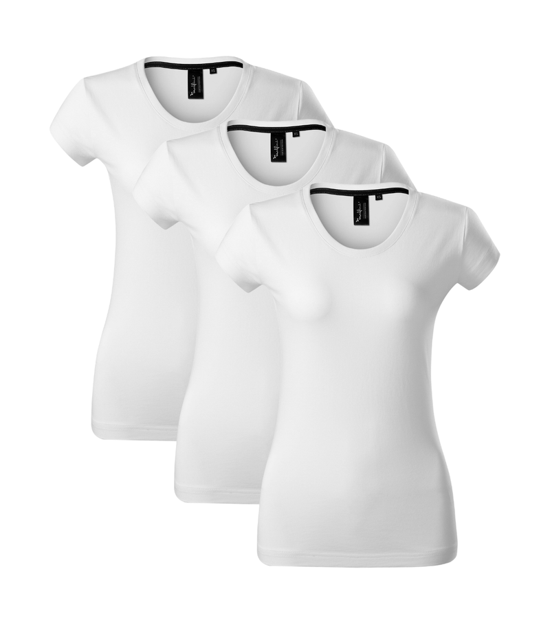 Pachet Essentials - 3 Tricouri Albe | Femei