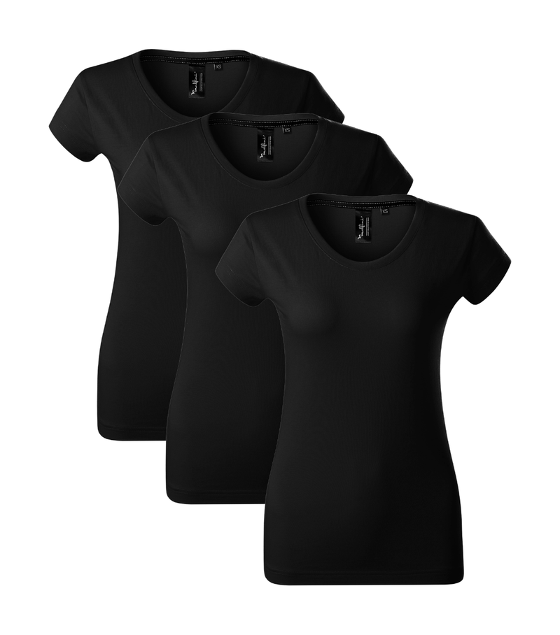 Pachet Essentials - 3 Tricouri Negre | Femei